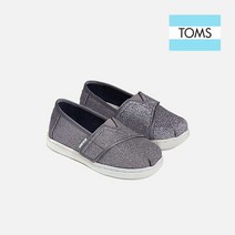 탐스 [공식] 슈즈 키즈 스파클 글리터 슬립온 Pewter
