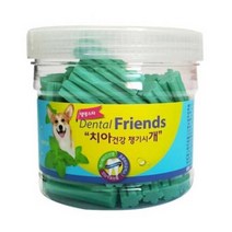 말랑하고 부드러워 노령견에게 추천 하는 개껌 / 면역력은 높이고 프로바이오틱스가 들어있어 소화잘되는 강아지 간식 / 딸기 민트 블루베리 치즈, 덴탈프랜즈 치즈+민트