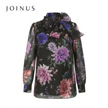 조이너스 조이너스 플라워 쉬폰 블라우스-JS21RB6604797A