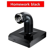 국소배기장치 연기흡입기 냄새흡입기 60W 연기 추출기 흡연 기구 LED 라이트 ESD 활성탄 필터 스폰지 납땜 인두 흡수 장치 납땜도, 없음, 60w LXZ921301D+미국