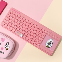 ABKO ASM01 스위트몬스터 무선 터치패드 키보드 스페셜 에디션, 단품, 단품