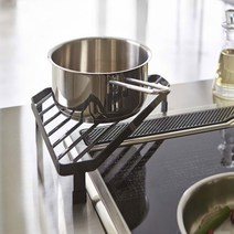 야먀자키 인덱션 코너 확장 선반일본주방용품 일본수입주방용품 주방보조선반 주방선반 코너선반대 냄비받침대 싱크대보조선반 씽크대보조선반 인덕션받침대 코너냄비받침대, 화이트