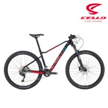 [첼로자전거] 첼로 27.5인치 XC PRO 10 22단 카본 MTB 자전거 2022, 블랙(레드), M