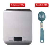 미세저울 업소용 카페 정밀 나노저울LCD 디스플레이를 가진 5/10kg 부엌 가늠자 디지털 방식으로 음식 체중, 09 10kgSpoon Scale