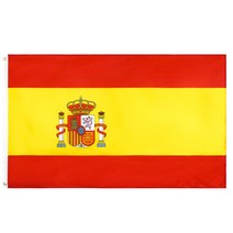 인테리어용 스페인국기 라리가 유럽축구 스페인 국기 spain flag 프리미어리그 분데스리그 인테리어소품, 90x60cm