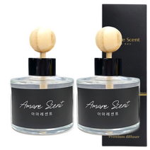 아마레센트 베이직 차량용 디퓨저 120ml x 2개입, 블루솝