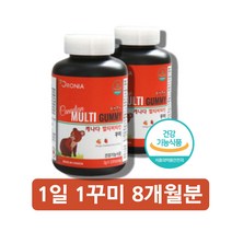 곰돌이비타민 유아 어린이 6세 키즈 밥 잘 안먹는 아이 6살 초등학생 성장기 종합 멀티 비타민 미네랄 아연 젤리 꾸미 구미 영양제, 멀티비타민120꾸미 x2통