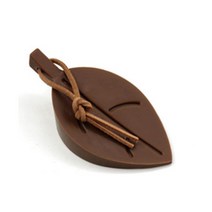 달자샵 논슬립 실리콘 컬러 나뭇잎 도어 스토퍼 2p 인테리어 문닫힘 방지 패드, 2Pcs, 브라운