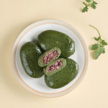 통팥앙금 현미 쑥떡 60g 10봉지 앙금떡 영양떡, 10개