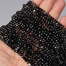 2 3 4 MM 블랙 화이트면 처리 된 천연 보석 스톤 미네랄 비즈 루즈 스몰 시드 크리스털 쿼츠 스페이서 쥬얼리 만들기, 3mm About 130pcs, NO.21 Agate