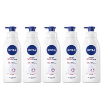 니베아 SOS 케어 바디 로션 400mL (매우 건조한 피부용) 바디로션, 5개