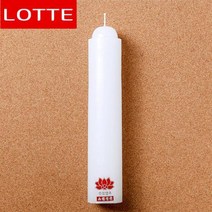 1p 롯데 연꽃 양초 밀초 /불교용품점판매용 절납