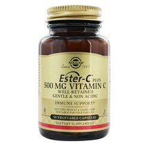 솔가 에스터 C 플러스 500mg 비타민C 50정 (베지캡슐) Solgar Ester Plus Vitamin 50Vcaps, 1개