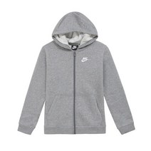 나이키 키즈 NSW 클럽 주니어 아동 기모 후드집업 BV3699-091