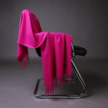 캐시미어100머플러 여성 블루 쇼 술과 스카프 레이디 겨울 따뜻한 스카프 여성 파티 큰 목도리