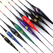 수광산업 야간 민물 전자찌 나노 찌 올림 내림 중층, 09번 블랙 44.5cm (3.5g), 1개