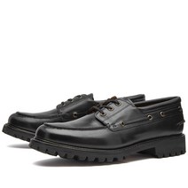 EasyMoc Rockland 3-Eye 신발 - 블랙 아닐린