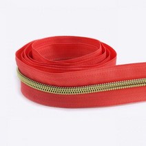 세단기 종이 파쇄기 문서 4 미터 5 나일론 지퍼 봉제 오픈 엔드 의류 장식 테이프 DIY 스포츠 코트 가방 재봉 액세서리 바느질, No5-4Meters, ZA030-66-Gold 2