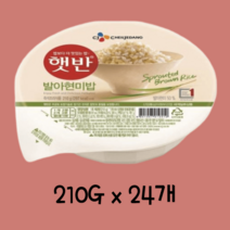햇반 발아 현미밥 210Gx24개 대용량 즉석밥, 햇반 발아현미밥 210Gx24개