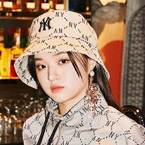 [백화점매장 정품출고] 엠엘비 버킷햇 벙거지 모자 MLB 모노그램 다이아 뉴욕양키스 3AHTM032N-50BGS