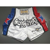복싱복 플루리 복싱 쇼트 무에타이 파이트웨어 파란색 빨간색 스타 커스텀 반바지