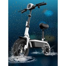 소형 전기 스쿠터 오토바이 전동 경량 미니 배터리, 스탠다드 에디션 / 블루 / 24V