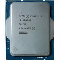 신제품 인텔 I5 12400F 데스크탑 게임용 CPU OEM 칩 세대 프로세서 6 코어 스, 한개옵션0