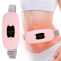 뱃살 마사지기 복부 안마기 배마사지 진동 운동기구 온열, 스타일 A 화이트
