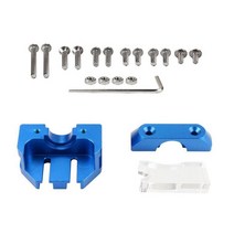 ENDER 2 3 3 PRO 5 5 PRO 5 PLUS용 압출 헤드 설치 키트 가스켓 나사 업그레이드 간단한 조합 설치 및 사용, 12x8cm, 블루, 알루미늄 합금