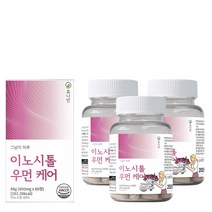 휴나인 휴나인 여성의 그날의 하루 이노시톨 800mgx60정 캐롭추출분말 유채경화유 해썹인증 3통, 120정, 600mg
