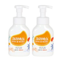 럭셔리 2개 300ml 폼 물비누 x 디스펜서 유한킴벌리 크리넥스 핸드워시 사업장 전용용기 거품비누, 1, 본상품선택