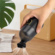 (해외직구)USB 충전식 초미니 진공 청소기(블랙)
