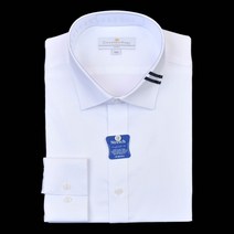 [카운테스마라] 사은품 양말증정 CDHW1B5352A0 스트레치 솔리드 카라 디테일 슬림핏셔츠