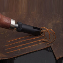 가죽공예 손피할기 아메리칸 V형 가죽공예피할기