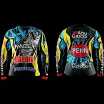 가슴장화 낚시 방한화 낚시복 남성용 여름 자외선 차단제 야외 긴팔 속건 푸른 물고기 머리 캐주얼 셔츠, 4분기