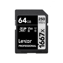Professional 1667X UHS-II(U3) SDXC 64GB