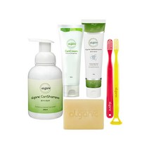 엘가닉 간단필수 세트(캔크림+캔샴푸+캔비누+캔치약+캔칫솔) - 암환자 입원 병원 준비 선물가능