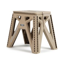 앙칼 캠핑 스툴 폴딩 의자 휴대용 초경량 접의식 의자, Sand beige