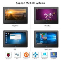 카페키오스크 카드단말기 무인 호텔 스탠드 병원 라즈베리 파이 7 인치 디스플레이 HDMI 정전식 터치 스, 한개옵션0