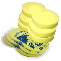 땅콩모양 세차용 압축스펀지 3개 스폰지 세차용품 차량용 압축스폰지 세차타올 +Y070921, ##상품선택#