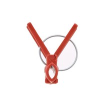 수박거치대 멜론 고정 지지대 50pcs 플라스틱 접목 클립 수박 정원 식물 지원 야채, 둥근 입