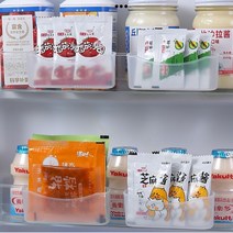 [모비딕컴퍼니] 냉장고선반트레이 냉장고튜브 데스크오거나이저 캔트레이 냉장고수납통 phiao, 잇★ 냉장고소스통 냉장고수납함 일회용소스홀더 대형2개, [좋아요]