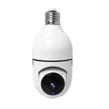 무선 전구형 간편 실내 홈캠 베이캠 CCTV 설치 360도 회전 매장 사무실 창고, 일반형 + 64GB 메모리