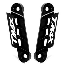 nmax pcx 호환슬라이더 프론트 리어 머플러 가드 페어 CNC 오토바이 액세서리 TMAX560 프론트 머드 가드 펜, 01 TMAX BLACK