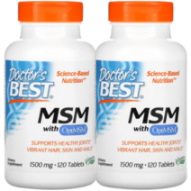닥터스 베스트 식이유황 MSM 엠에스엠 Opti 옵티 1500mg 120타블렛 정 2통