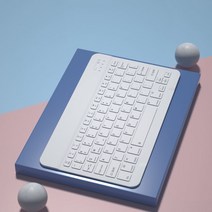 무선 블루투스 키보드 태블릿 5 프로 폰 안드로이드 범용 휴대용 미니, [색상매칭+단일키보드+스티커]화이트, 화웨이 범용, 옵션9