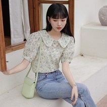 MOSAIRATION여성 찰랑 반팔 베이직셔츠 남방
