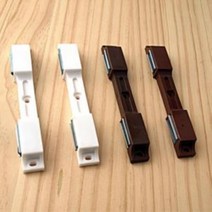 쌍자석빠찌링 옷장문고정용 강도선택, 쌍자석밤색4k