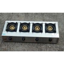 업소용화구 중식화덕 중화버너 최대8구 멀티 가스렌지, 상세 페이지 참고, 3구 벌집형로 급기밸브및파이프