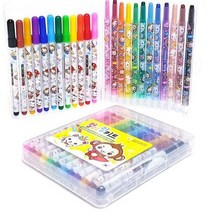 (무료배송)컬러링키트 12색(색연필+싸인펜)세트 학용품 어린이집 유치원 신학기 입학선물, (1개)